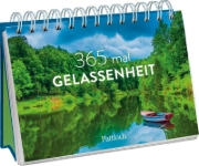 Buchcover und Innenansicht für das Buch: 365 mal Gelassenheit