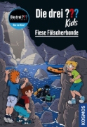 Buchcover und Innenansicht für das Buch: Die drei ??? Kids, 105, Fiese Fälscherbande