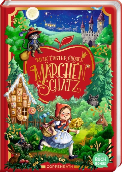 Buchcover und Innenansicht für das Buch: Mein erster großer Märchenschatz