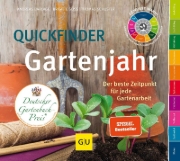 Buchcover und Innenansicht für das Buch: Quickfinder Gartenjahr