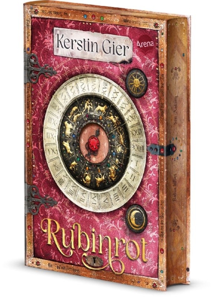 Buchcover und Innenansicht für das Buch: Liebe geht durch alle Zeiten (1). Rubinrot