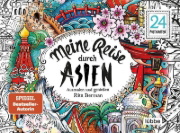 Buchcover und Innenansicht für das Buch: Meine Reise durch Asien