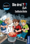 Buchcover und Innenansicht für das Buch: Die drei ??? Kids, 104, Teuflische Küche