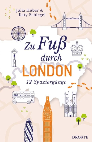 Buchcover und Innenansicht für das Buch: Zu Fuß durch London