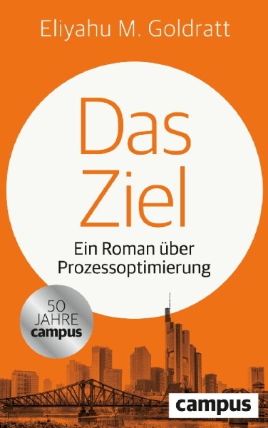 Buchcover und Innenansicht für das Buch: The Goal. A Process of Ongoing Improvement