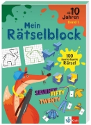 Buchcover und Innenansicht für das Buch: Klett Mein Rätselblock ab 10 Jahren Band 1