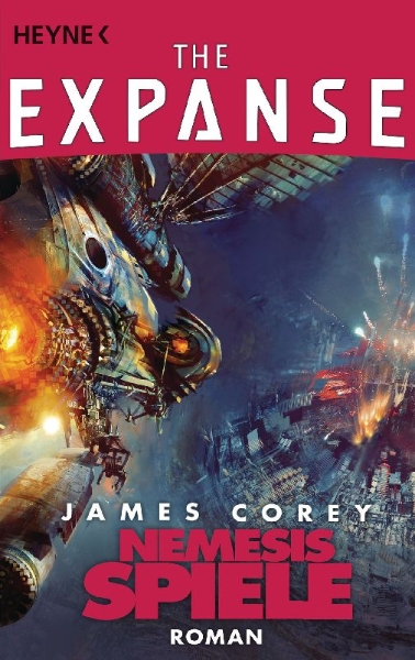 Buchcover und Innenansicht für das Buch: Nemesis Games - The Expanse Series Book 5