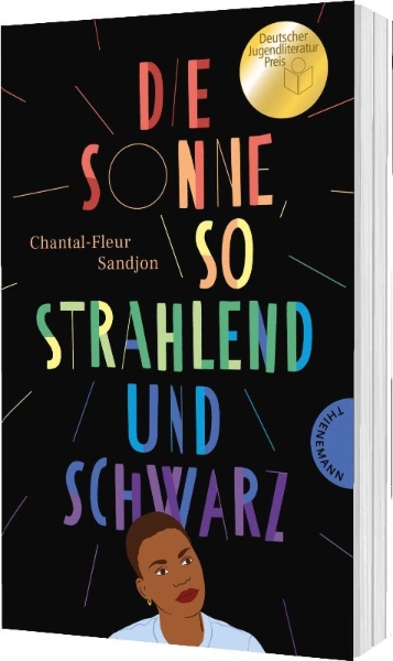 Buchcover und Innenansicht für das Buch: Die Sonne, so strahlend und Schwarz