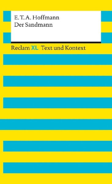 Buchcover und Innenansicht für das Buch: Der Sandmann. Textausgabe mit Kommentar und Materialien