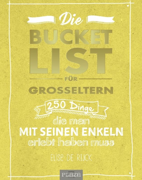 Buchcover und Innenansicht für das Buch: Die Bucket List für Großeltern