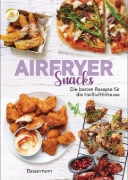 Buchcover und Innenansicht für das Buch: Airfryer Snacks