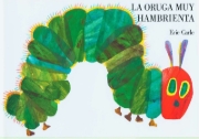 Buchcover und Innenansicht für das Buch: The Very Hungry Caterpillar