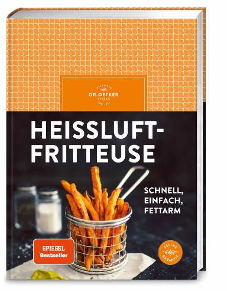 Buchcover und Innenansicht für das Buch: Heißluftfritteuse