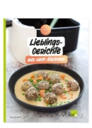 Buchcover und Innenansicht für das Buch: Lieblingsgerichte aus dem Airfryer