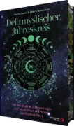 Buchcover und Innenansicht für das Buch: Dein Mystischer Jahreskreis - Mit Astrologie und Hexenmagie von Ostara bis zu den Sperr- und Rauhnächten