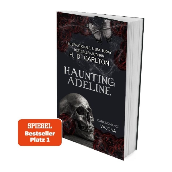 Buchcover und Innenansicht für das Buch: Haunting Adeline