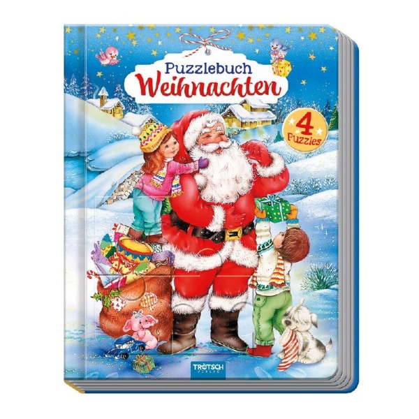 Buchcover und Innenansicht für das Buch: Trötsch Puzzlebuch Weihnachten
