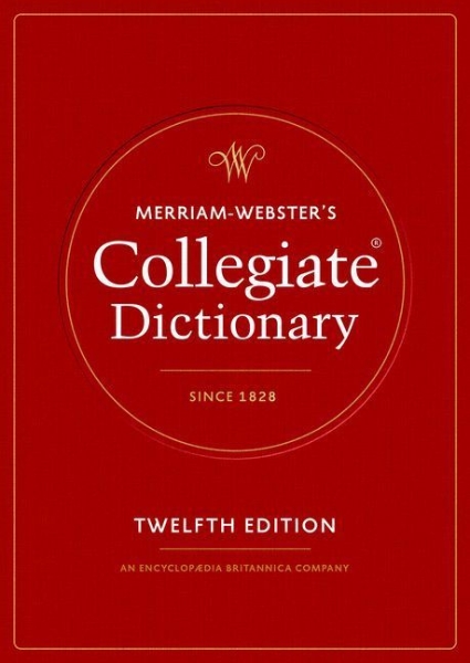 Buchcover und Innenansicht für das Buch: Merriam-Webster's Collegiate Dictionary