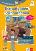 Buchcover und Innenansicht für das Buch: Die Mathe-Helden. Textaufgaben/Sachaufgaben 4. Klasse