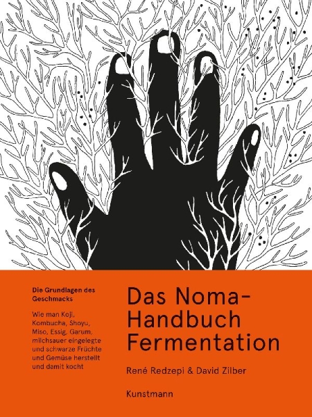 Buchcover und Innenansicht für das Buch: The Noma Guide to Fermentation. Including koji, kombuchas, shoyus, misos, vinegars, garums, lacto-f