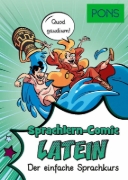 Buchcover und Innenansicht für das Buch: PONS Sprachlern-Comic Latein