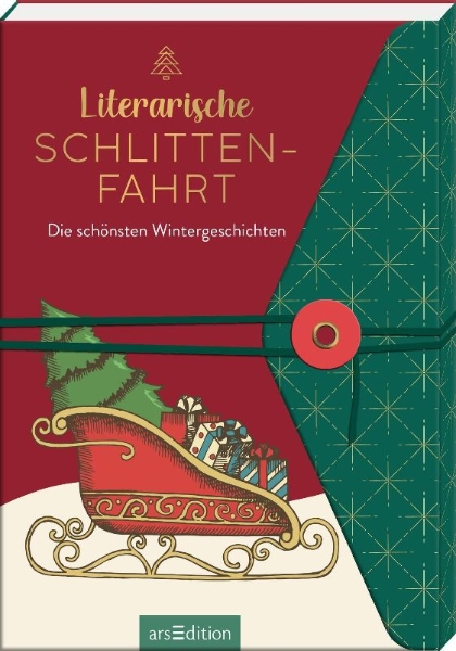 Buchcover und Innenansicht für das Buch: Literarische Schlittenfahrt