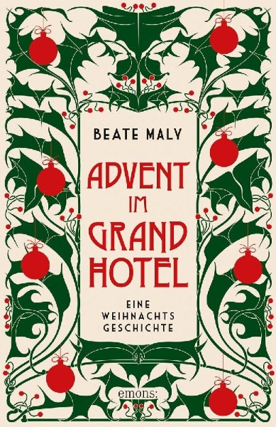 Buchcover und Innenansicht für das Buch: Advent im Grandhotel