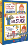 Buchcover und Innenansicht für das Buch: Hier kocht das SAMS!
