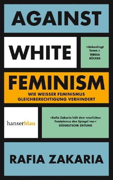 Buchcover und Innenansicht für das Buch: Against White Feminism. Notes on Disruption