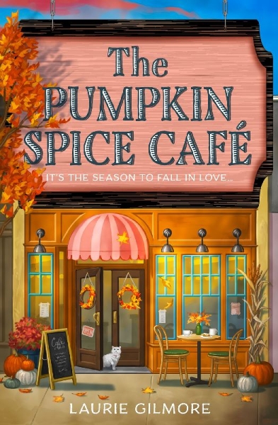 Buchcover und Innenansicht für das Buch: The Pumpkin Spice Café