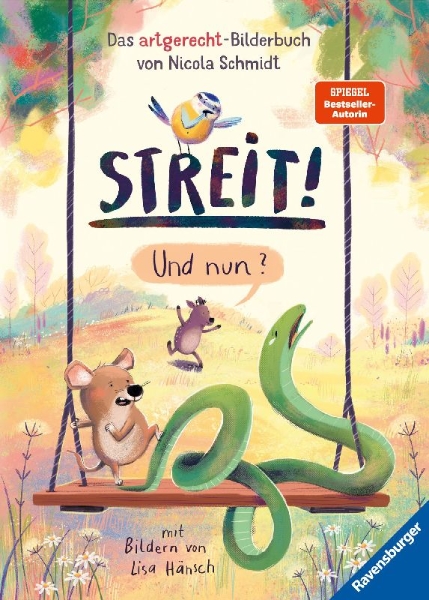 Buchcover und Innenansicht für das Buch: Streit! Und nun? Das artgerecht-Bilderbuch von Nicola Schmidt