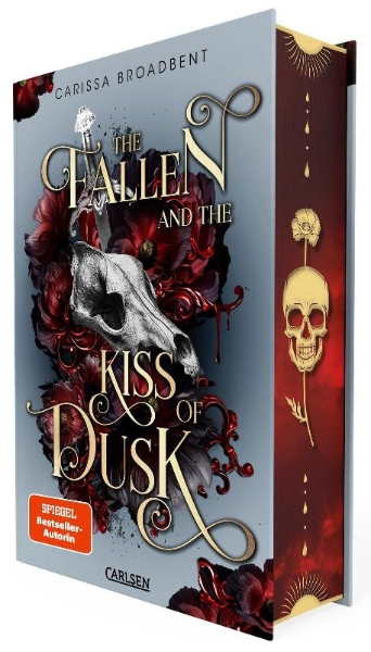 Buchcover und Innenansicht für das Buch: The Fallen and the Kiss of Dusk