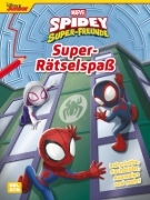 Buchcover und Innenansicht für das Buch: Marvel Spidey und seine Super-Freunde: Super-Rätselspaß