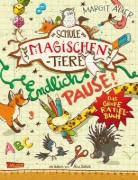 Buchcover und Innenansicht für das Buch: Die Schule der magischen Tiere: Endlich Pause! Das große Rätselbuch