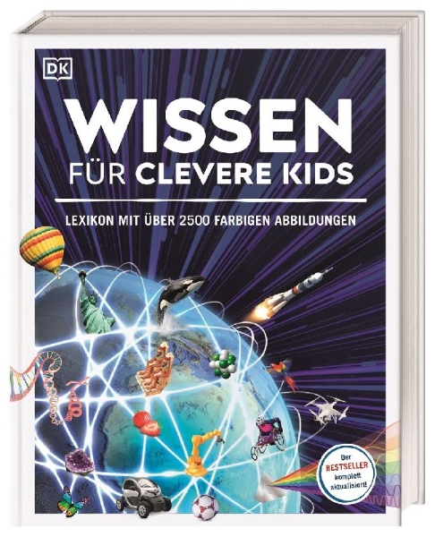 Buchcover und Innenansicht für das Buch: Wissen für clevere Kids