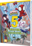 Buchcover und Innenansicht für das Buch: Marvel Spidey und seine Super-Freunde: 5-Minuten-Geschichten