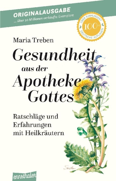 Buchcover und Innenansicht für das Buch: Gesundheit aus der Apotheke Gottes