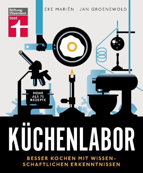 Buchcover und Innenansicht für das Buch: Küchenlabor
