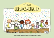 Buchcover und Innenansicht für das Buch: Freundschaftsbuch Meine Lieblingsmenschen - Erinnerungen an die Kindergartenzeit