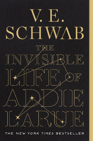 Buchcover und Innenansicht für das Buch: The Invisible Life of Addie LaRue