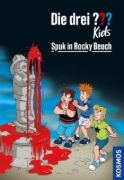 Buchcover und Innenansicht für das Buch: Die drei ??? Kids, 10, Spuk in Rocky Beach