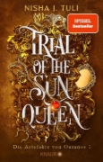 Buchcover und Innenansicht für das Buch: Trial of the Sun Queen