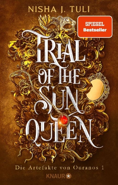Buchcover und Innenansicht für das Buch: Trial of the Sun Queen