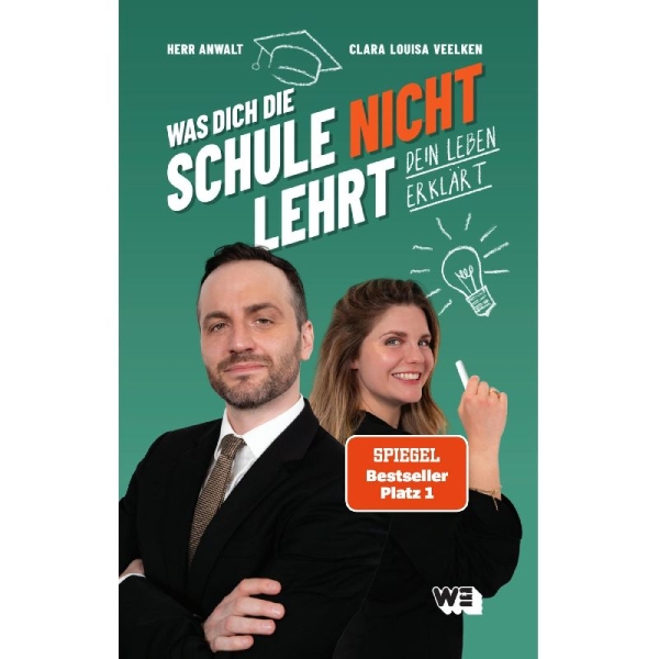 Buchcover und Innenansicht für das Buch: Was dich die Schule nicht lehrt