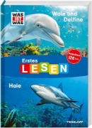 Buchcover und Innenansicht für das Buch: WAS IST WAS Erstes Lesen Doppelband 4. Wale und Delfine/Haie
