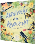 Buchcover und Innenansicht für das Buch: Abenteuer in Krabbelstadt