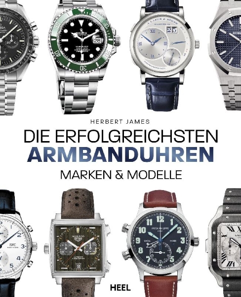 Buchcover und Innenansicht für das Buch: Die erfolgreichsten Armbanduhren