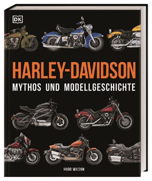 Buchcover und Innenansicht für das Buch: Harley-Davidson