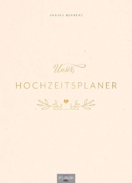 Buchcover und Innenansicht für das Buch: Unser Hochzeitsplaner - Wedding Planer und Erinnerungsalbum