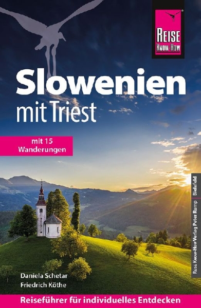 Buchcover und Innenansicht für das Buch: Reise Know-How Reiseführer Slowenien mit Triest